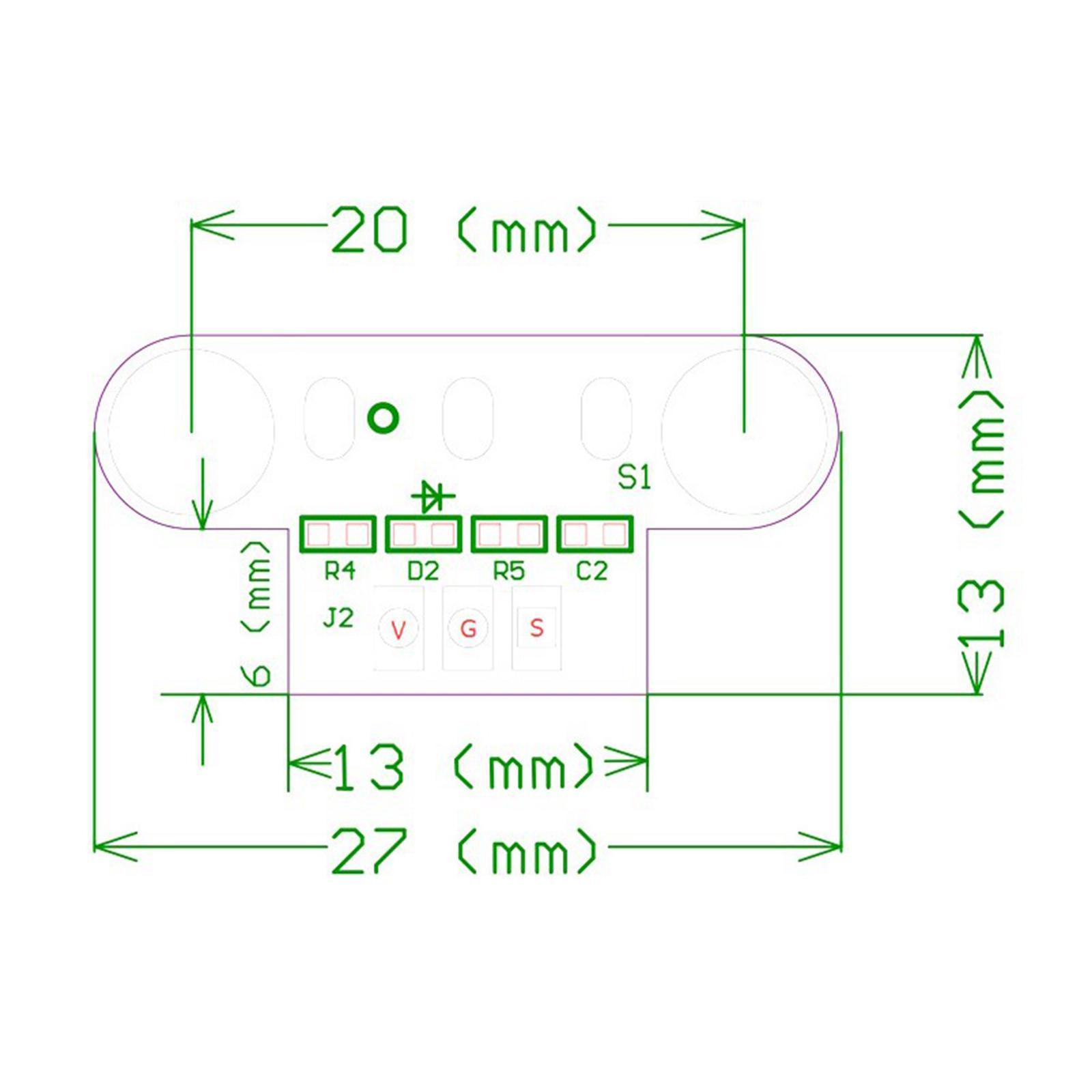 Mechanical Limit Switch Module with 1M Cable, Endstop Switch, with Indicator Replacement Parts, 3D Printer Parts 3Pin for Ramps 1.4 Accessories