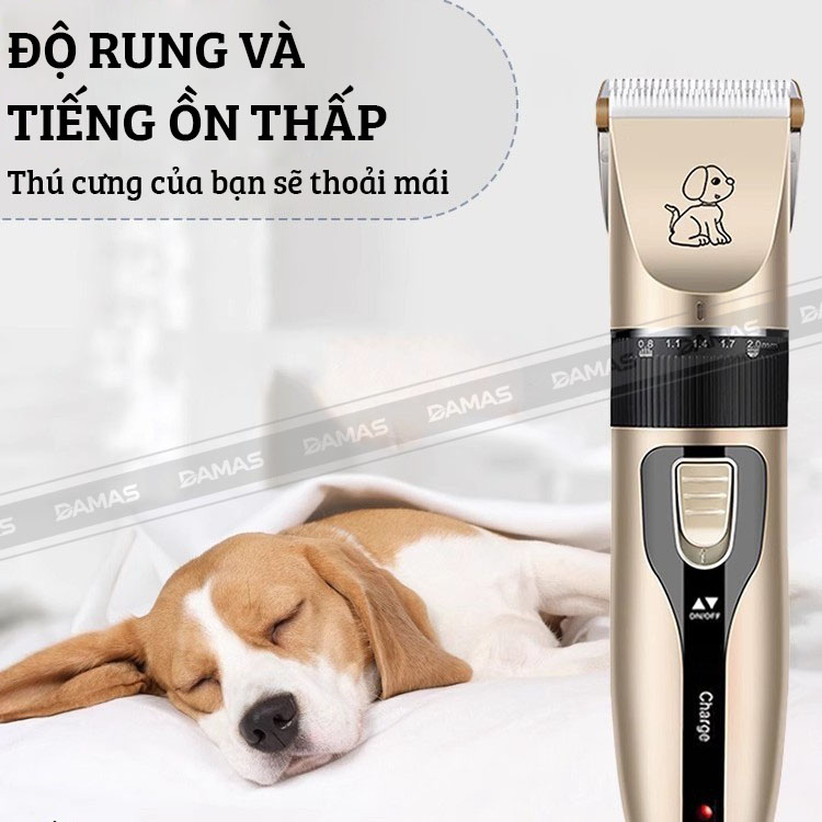 Tông Đơ Cắt Lông Chó Mèo Siêu Tiện Lợi Damas DH108V - Sản Phẩm Dành Cho Thú Cưng Nhà Bạn - Hàng Chính Hãng