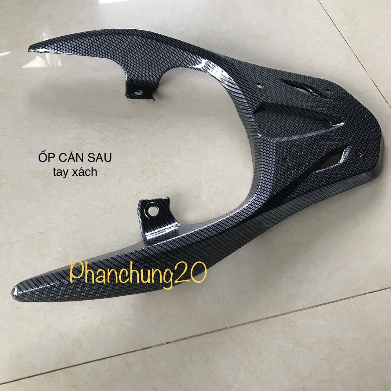 ỐP TAY DẮT DÙNG CHO ĐỜI XE SH MODE 2020 2021 2022 2023 CACBON