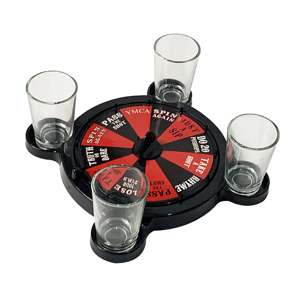 Bộ Trò Chơi Roulette Shot Drinking Game Giải Trí Xả Stress Trên Bàn Nhậu Cho Nhóm Bạn Thân Quẩy Tới Bến