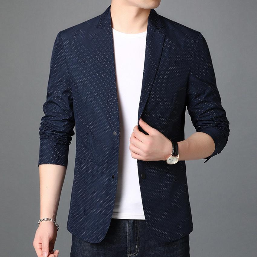 Áo Khoác Blazer Nam Hàn Quốc, Áo Vest nam Blazer chất linen bột cao cấp