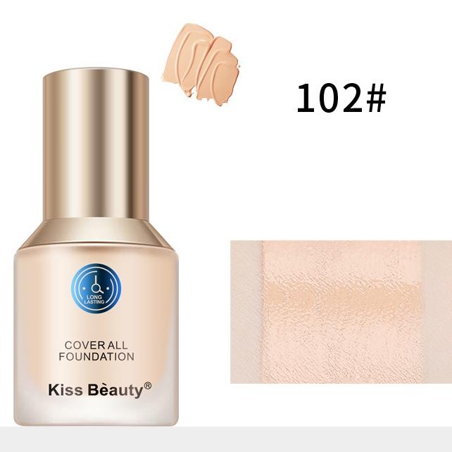 Kem Nền Kiss Beauty Dạng Lỏng Độ Che Phủ Cao Trang Điểm Hoàn 30ml