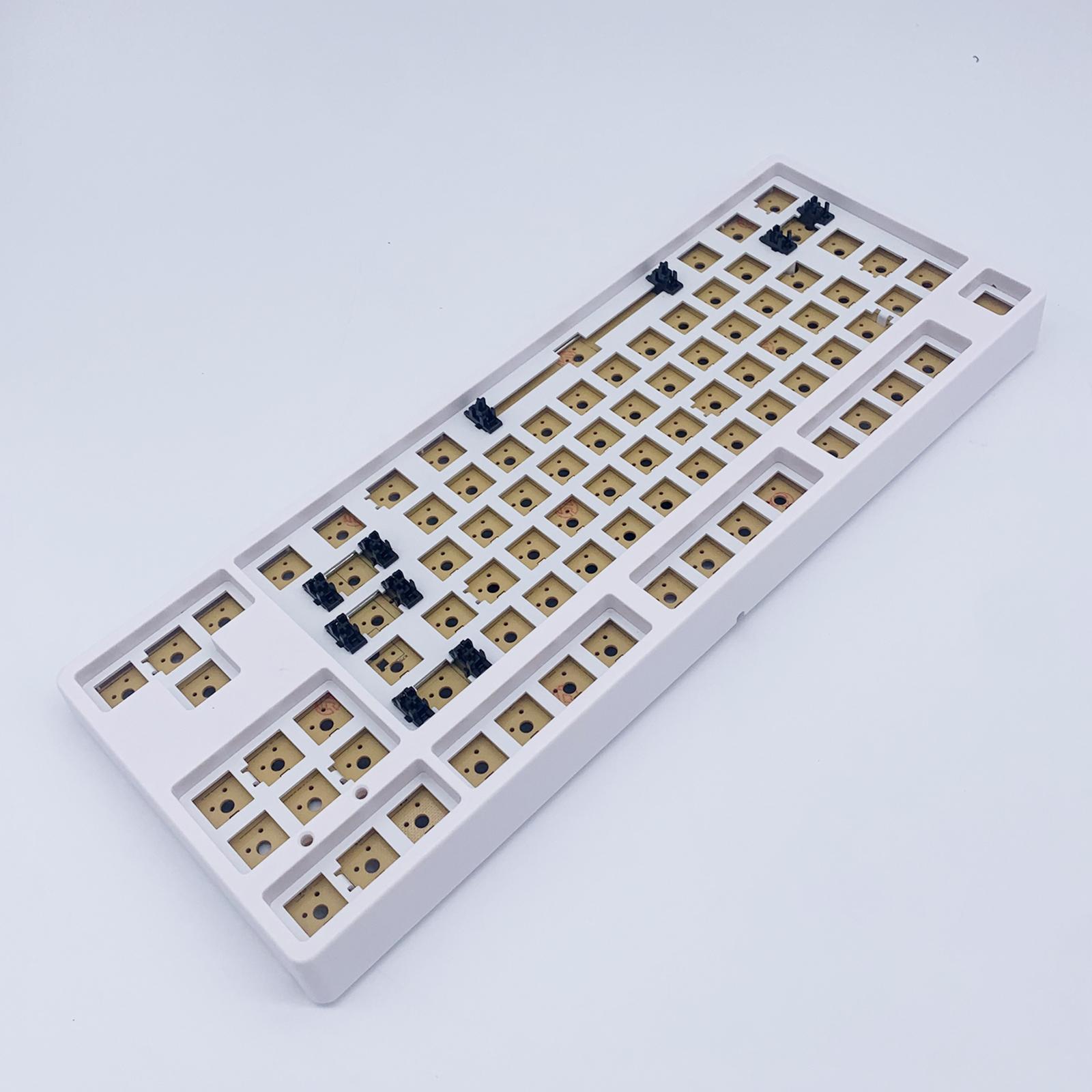 87 Keys Wired Mechanical Keyboard DIY Kit Hot-Swappable Switch Durable Easy to Install