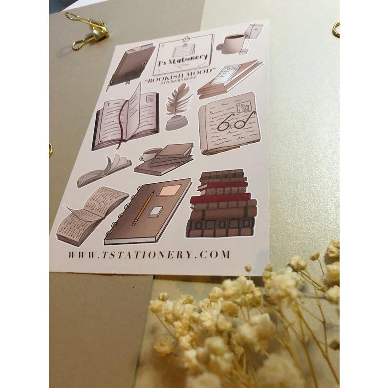 Sticker sheet bookish mood - chuyên dán, trang trí sổ nhật kí, sổ tay | Bullet journal sticker - stc003