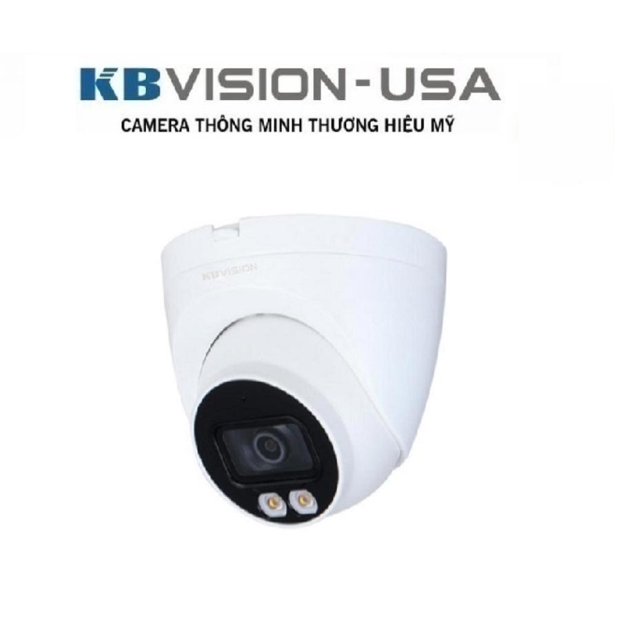 Camera IP Dome Full Color 4.0 Megapixel KBVISION KX-CF4002N3-A (Có mic, hỗ trợ khe cắm thẻ nhớ) - Hàng chính hãng