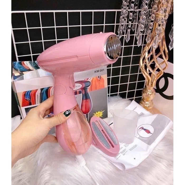 Bàn là, bàn ủi hơi nước cầm tay đứng gấp gọn , bàn là hơi nước cầm tay 1500W, là nhanh mọi loại vải không lo mỏi tay - HÀNG CHÍNH HÃNG