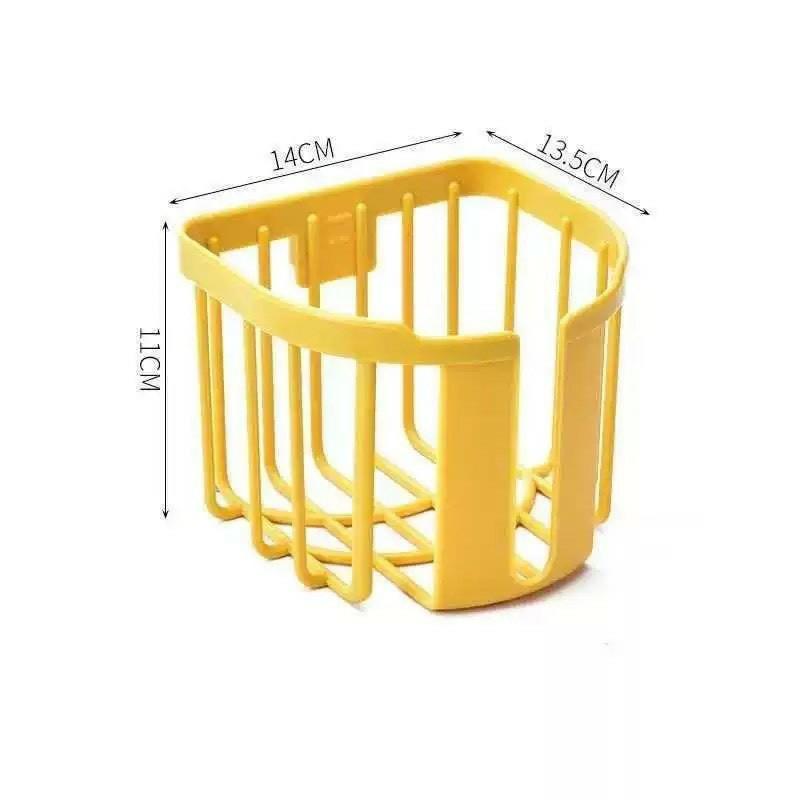 Giỏ đựng giấy vệ sinh, đồ dùng nhà tắm bằng nhựa dán tường tiện dụng