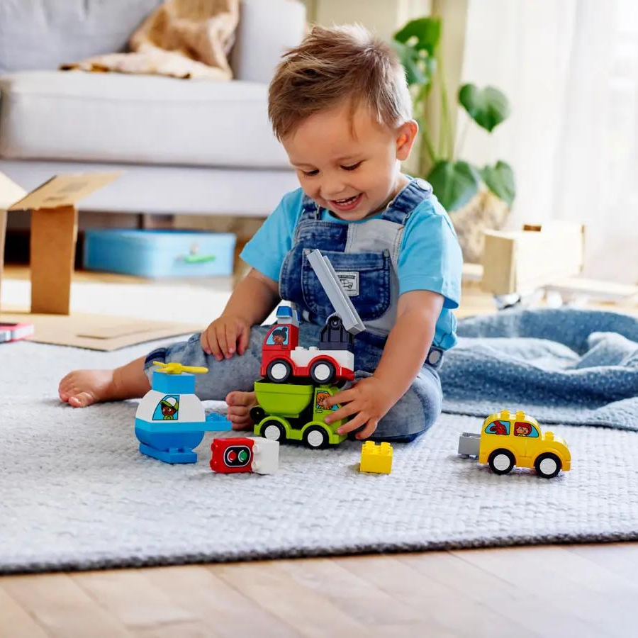 BỘ LẮP RÁP LEGO DUPLO 10886 BỘ XE HƠI ĐẦU TIÊN CỦA BÉ