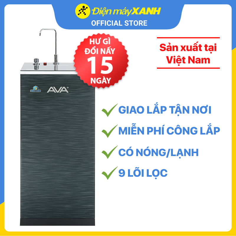 Máy lọc nước RO nóng nguội Ava AVW-33209H 9 lõi - Hàng chính hãng - Giao toàn quốc