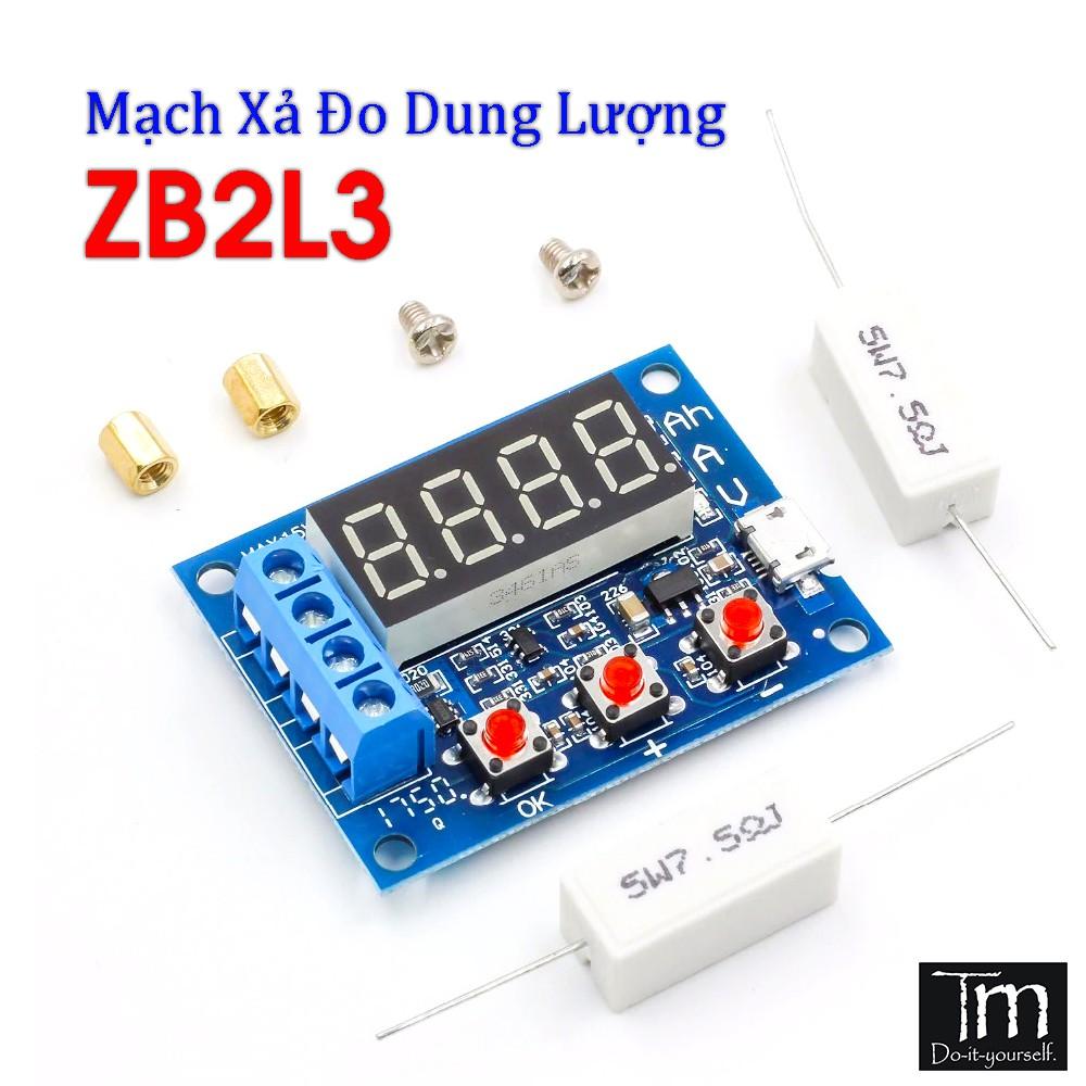 Mạch Xả Đo Dung Lượng Pin &amp; Acquy ZB2L3