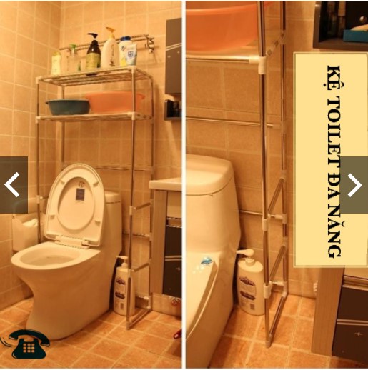 Kệ Toilet Cho Nhà Tắm Tiện Dụng