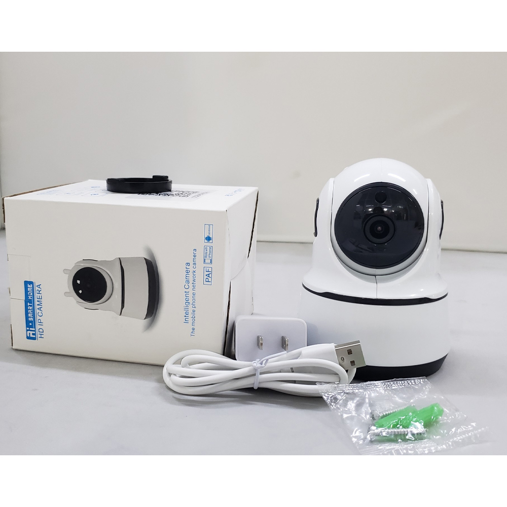 Carecam IP -Camera Wifi Trong Nhà  PAF 200 - Xoay Theo Chiều Chuyển Động - Hỗ Trợ Đàm Thoại 2 Chiều, Hồng Ngoại Ban Đêm, Dùng APP CARECAM PRO - Hàng Nhập Khẩu