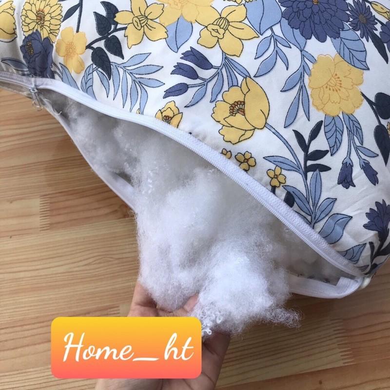 Ruột gối hơi M2T Bedding lõi bông tinh khiết 45x65cm êm ái, mềm mại,kháng khuẩn an toàn cho sức khỏe