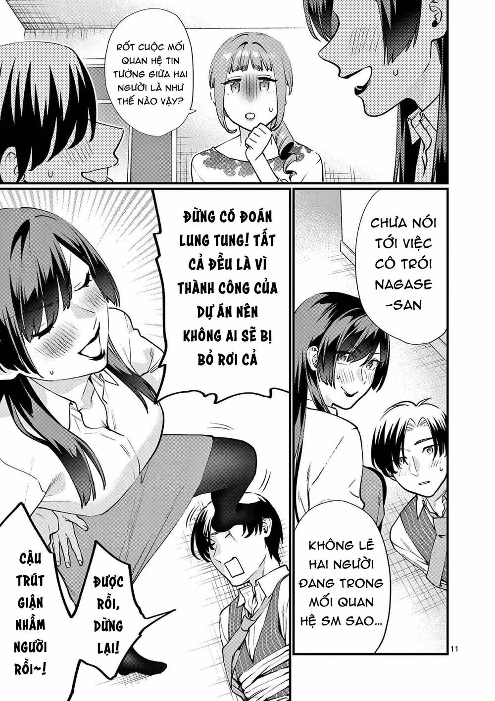 người cha chủ tịch đột nhiên mất tích, tôi phải gánh vác dự án hàng tỷ với ba nữ nhân viên chapter 10 12