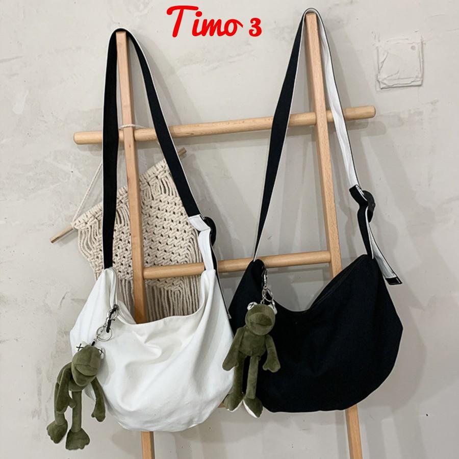 Túi đeo chéo nữ đi học túi tote vải canvas đựng sách vở a4 phong cách ulzzang TUITOTE3