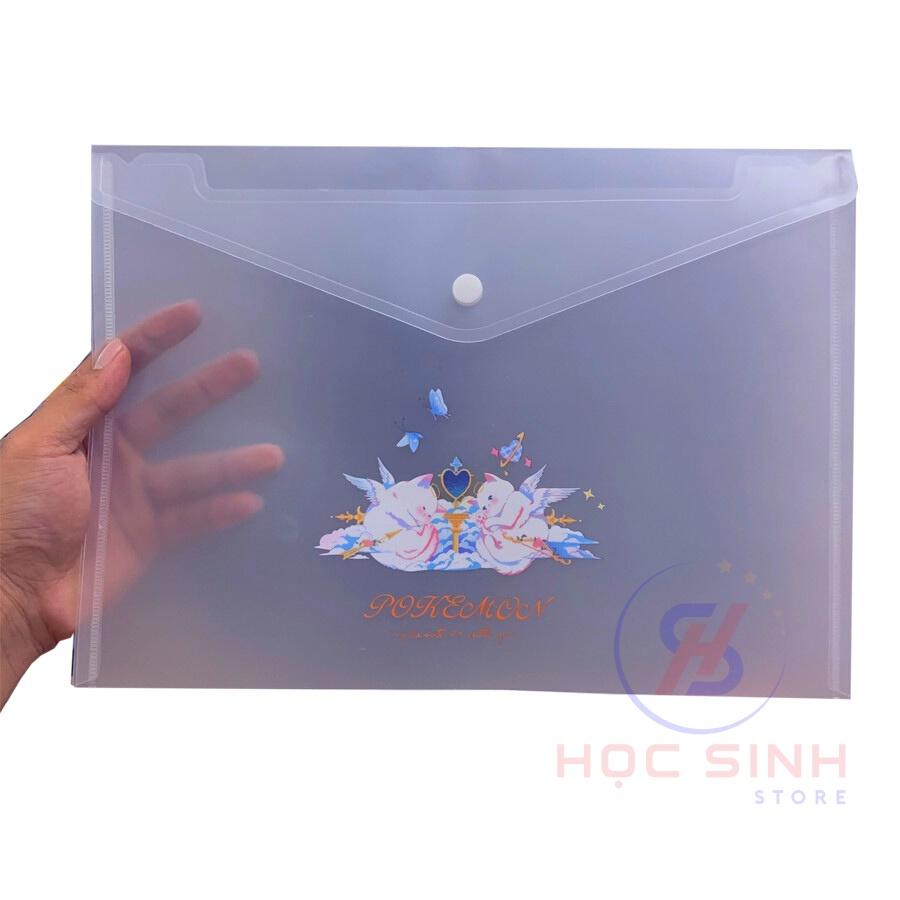 Xấp 12 Cái Bìa Nút A4 Có Hình Loại Tốt
