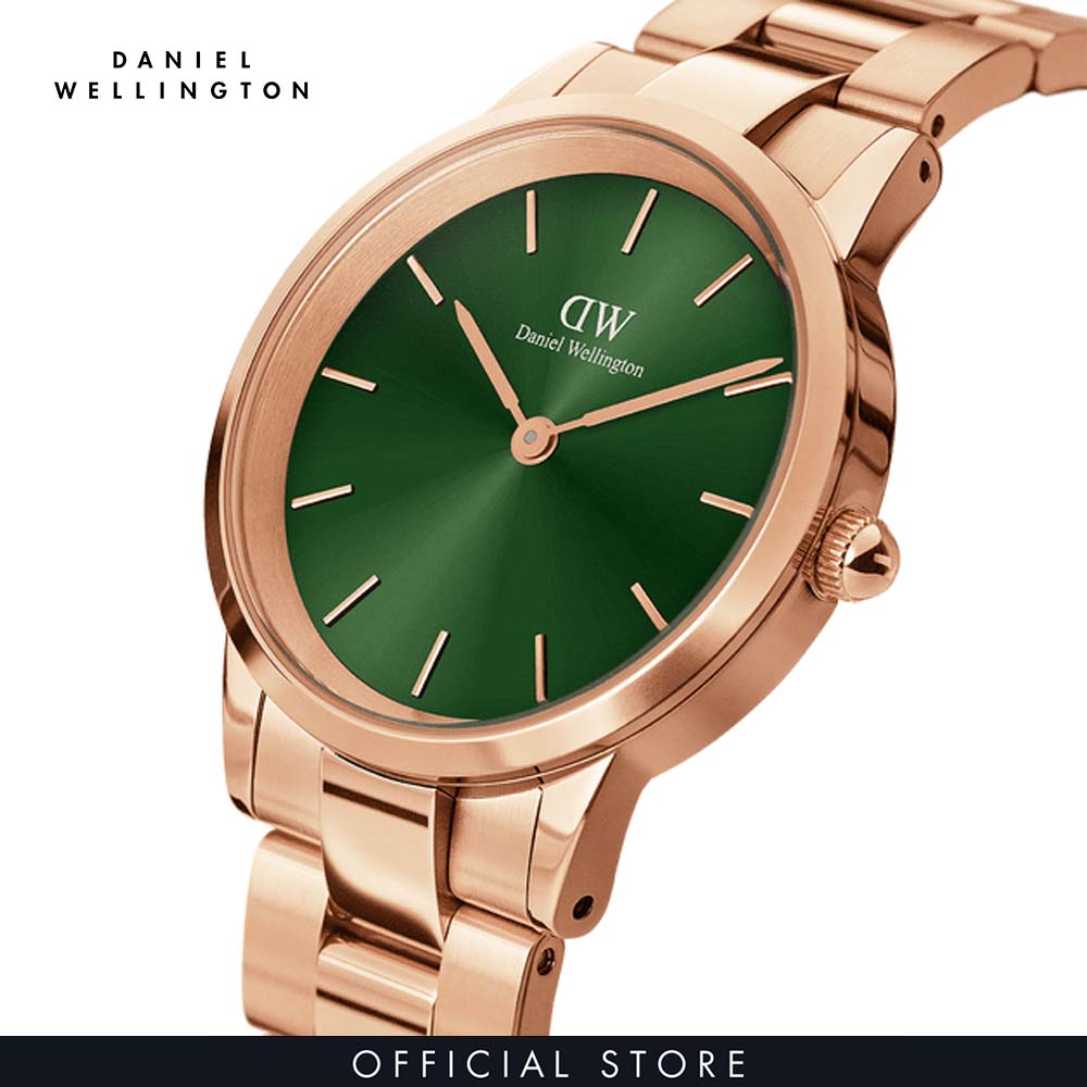 Đồng hồ Nam Daniel Wellington dây Kim loại - Iconic Emerald 36mm DW00100419