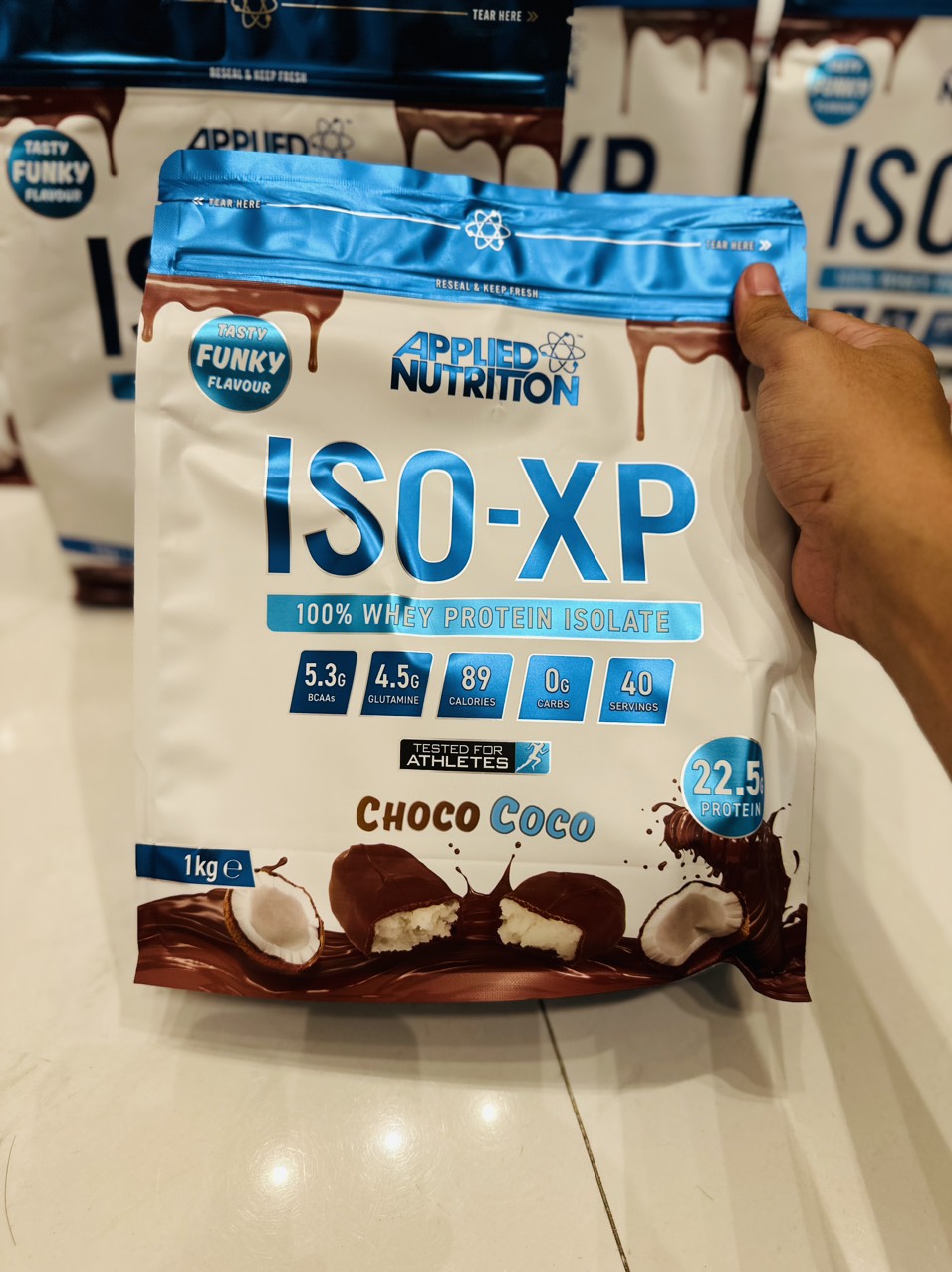 ISO XP - Whey Protein Isolate - Applied Nutrition (40 Ser), Bổ sung 22g Protein, Hỗ Trợ Xây Dựng, Phát triển Cơ Bắp