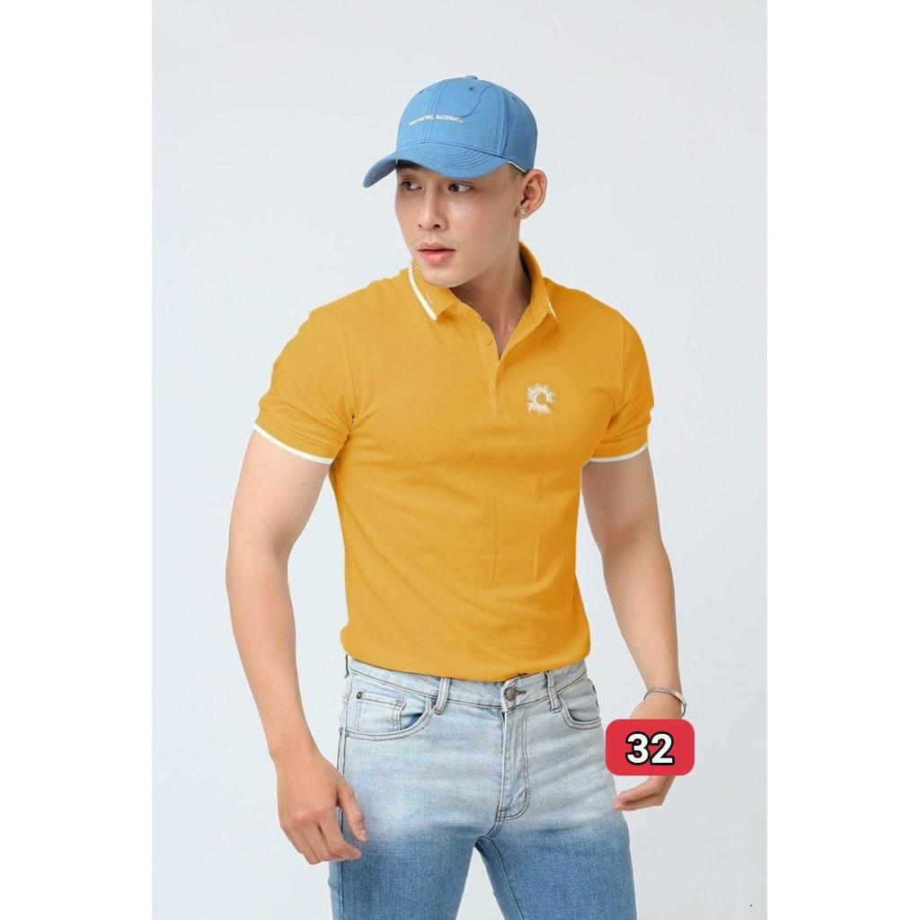 Áo Thun tay ngắn cổ bẻ cao cấp nam King168 , Áo Thun Polo nam thời trang cao cấp ATN32