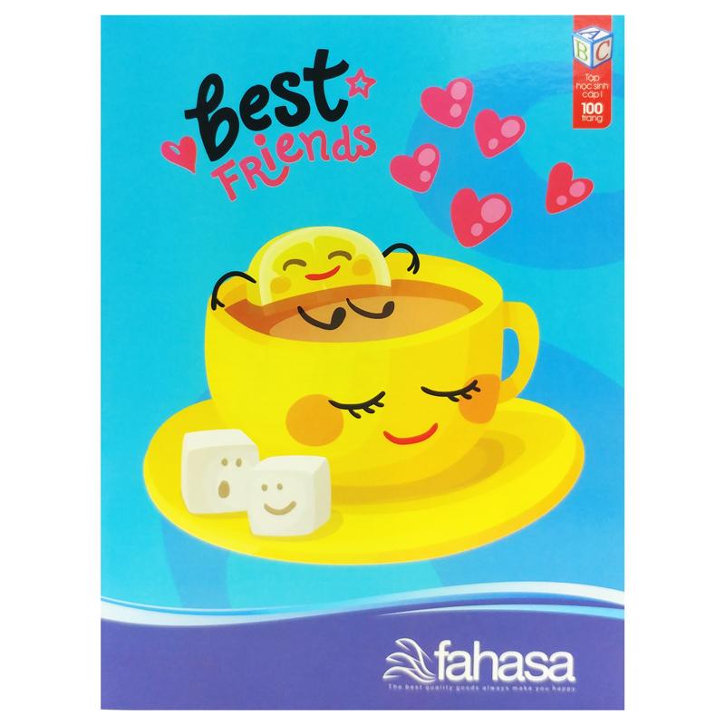 Tập Học Sinh Best Friends - 4 Ô ly 100 Trang ĐL 80gsm - Fahasa 04 (Mẫu Sản Phẩm Ngẫu Giao Ngẫu Nhiên)