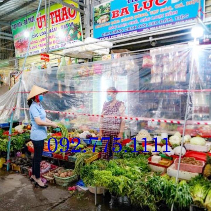 Tấm nhựa dẻo dày 0.3mm trong suốt chắn khuẩn