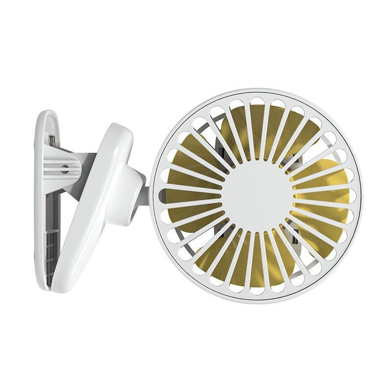 Khuyến mại Kệ mini Quạt USB Máy tính để bàn Văn phòng Ký túc xá Xoay 360 ° Ba bánh răng Tắt tiếng Gió mạnh Logo Quà tặng