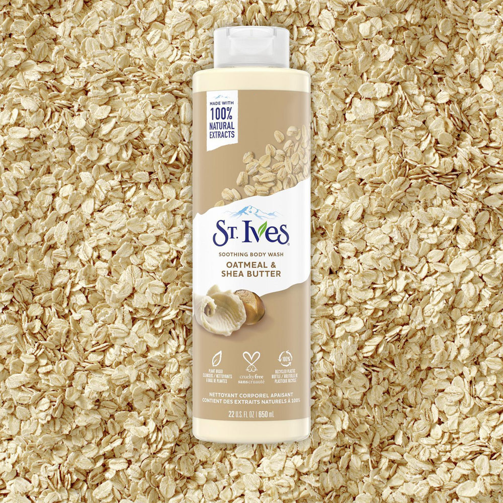 Sữa tắm St.Ives 650ml Muối biển I Yến mạch & Bơ I Cam chanh tẩy tế bào chết - TD Shop