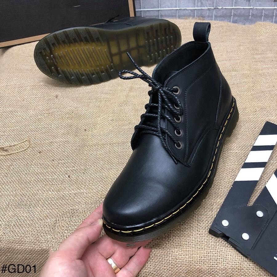 Giày nam Boot Cổ Thấp DySeven Tự Tin Làm Chủ Cuộc Chơi – Đen Phong Cách – 44