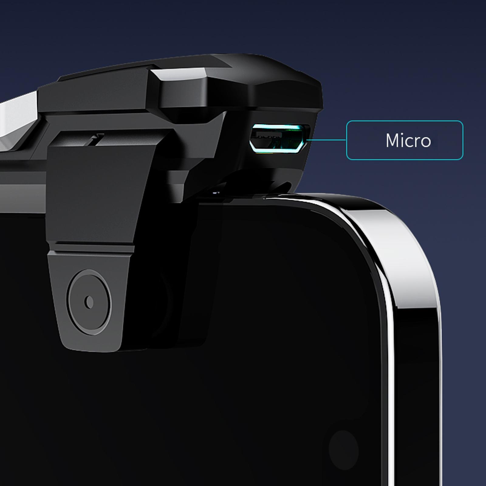 2x Mobile Game Controller Triggers for Android iOS for cod for Pubg