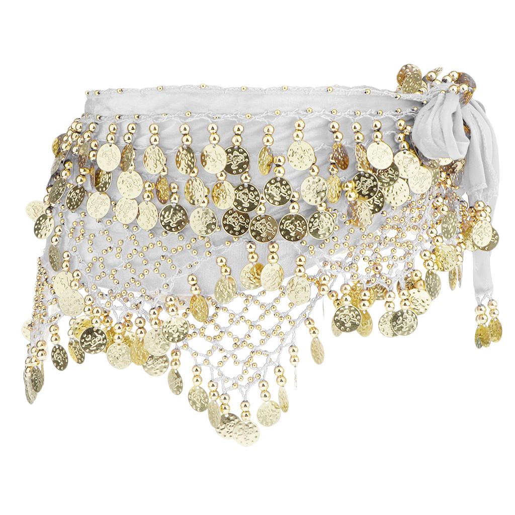 Costume Belly Dance Skirt Coin Cloth Coin Belt With 320 Coins Tassel Belly Dance Carnival Carnival