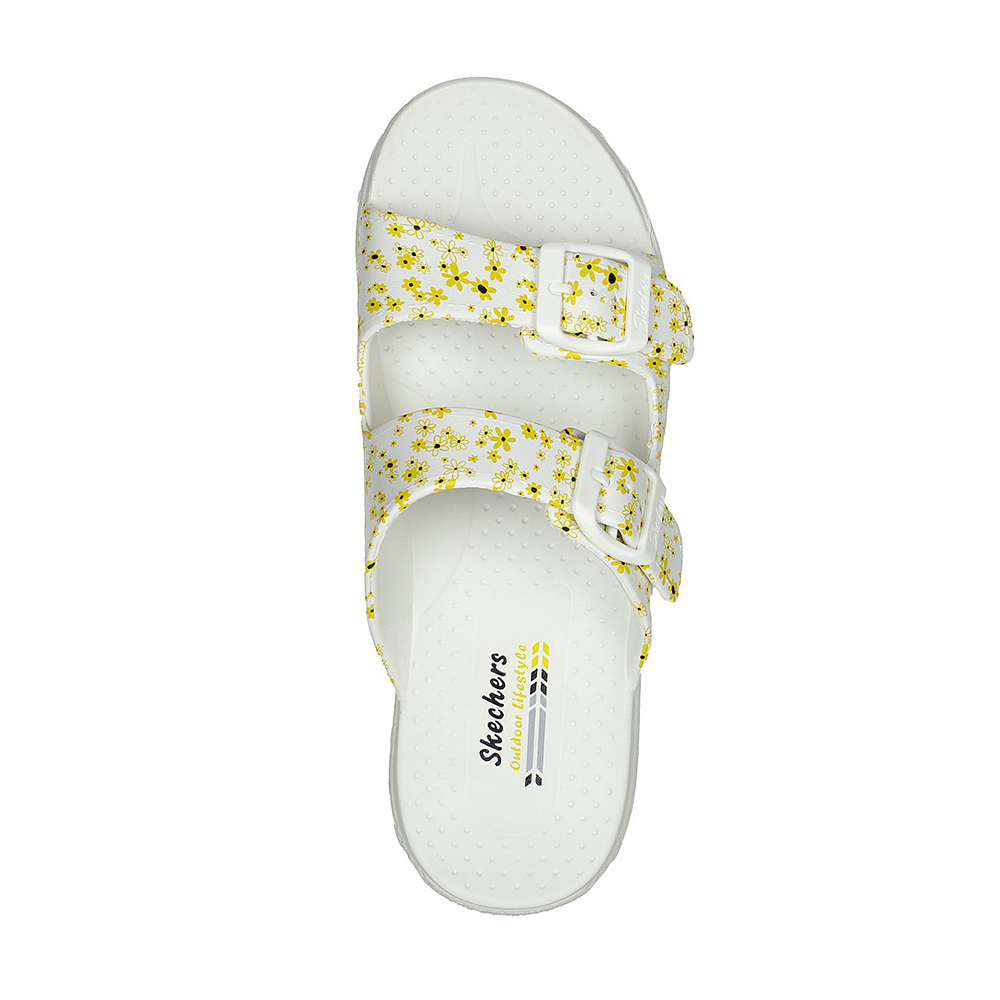 Skechers Nữ Dép Quai Ngang Foamies Reggae Summer Paradsie - 111174-WHT