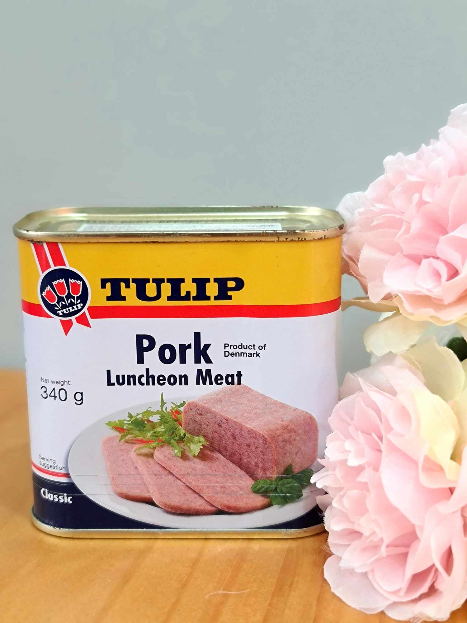 Thịt heo hộp Tulip Pork Luncheon Meat 340g