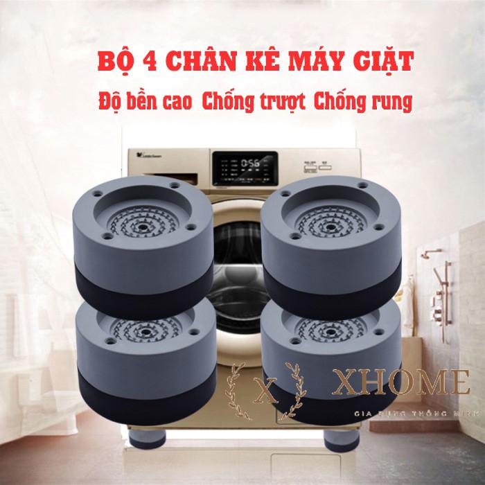 Combo 4 Miếng Cao Su Kê Chân Máy Giặt Cao Cấp Chống Rung Chống Ồn