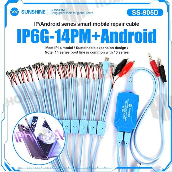 Dây cấp nguồn cho iPhone & Android SUNSHINE SS-905D