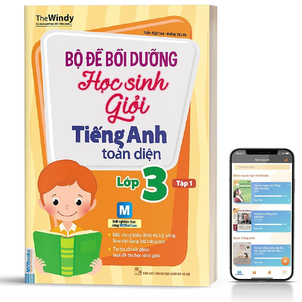 Sách - Bộ đề bồi dưỡng học sinh giỏi tiếng Anh toàn diện - lớp 3, tập 1