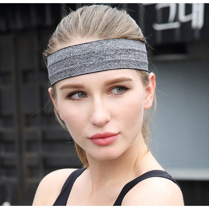 Băng đô thể thao headband cotton đeo trán thấm chặn mồ hôi chống trượt