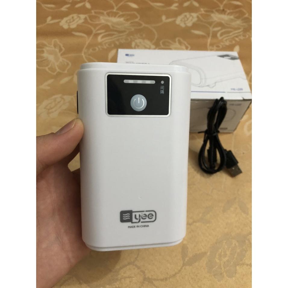 Máy Sủi tích điện 2 vòi 3w sử dụng pin lithium thời gian tích điện dài- Máy sủi đa năng khi mất điện, câu cá,
