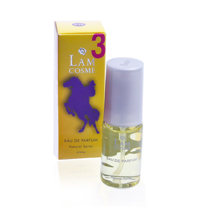 Bộ 3 chai nước hoa nữ Lamcosmé Horse, Kiểu Ralph hương nữ trẻ và cá tính (22ml / Chai)