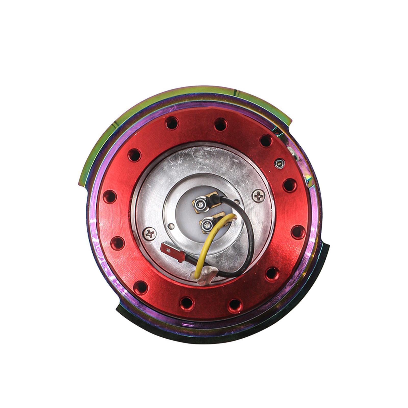 Colorful Steering Wheel Quick Release Kit Universal Car Supplies Red