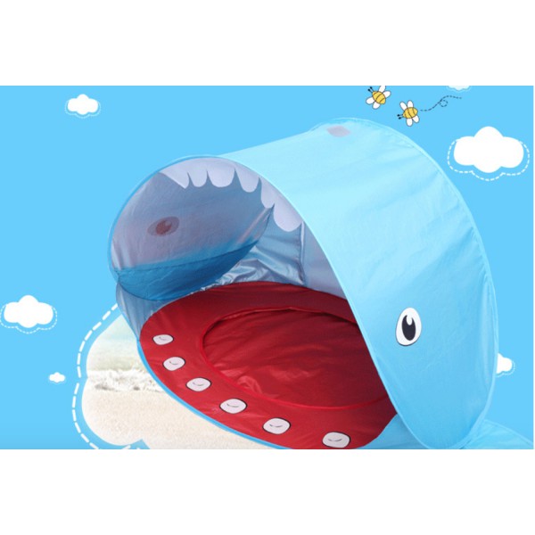 Lều Trên Cát Cho Bé VUi Chơi chống bỏng da Beach Shark (Blue)