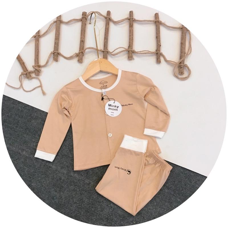 BỒ DÀI TAY CÚC GIỮA MIN KY MOM THUN LẠNH HÀNG LOẠI 1 CHO BÉ TỪ 6-15KG