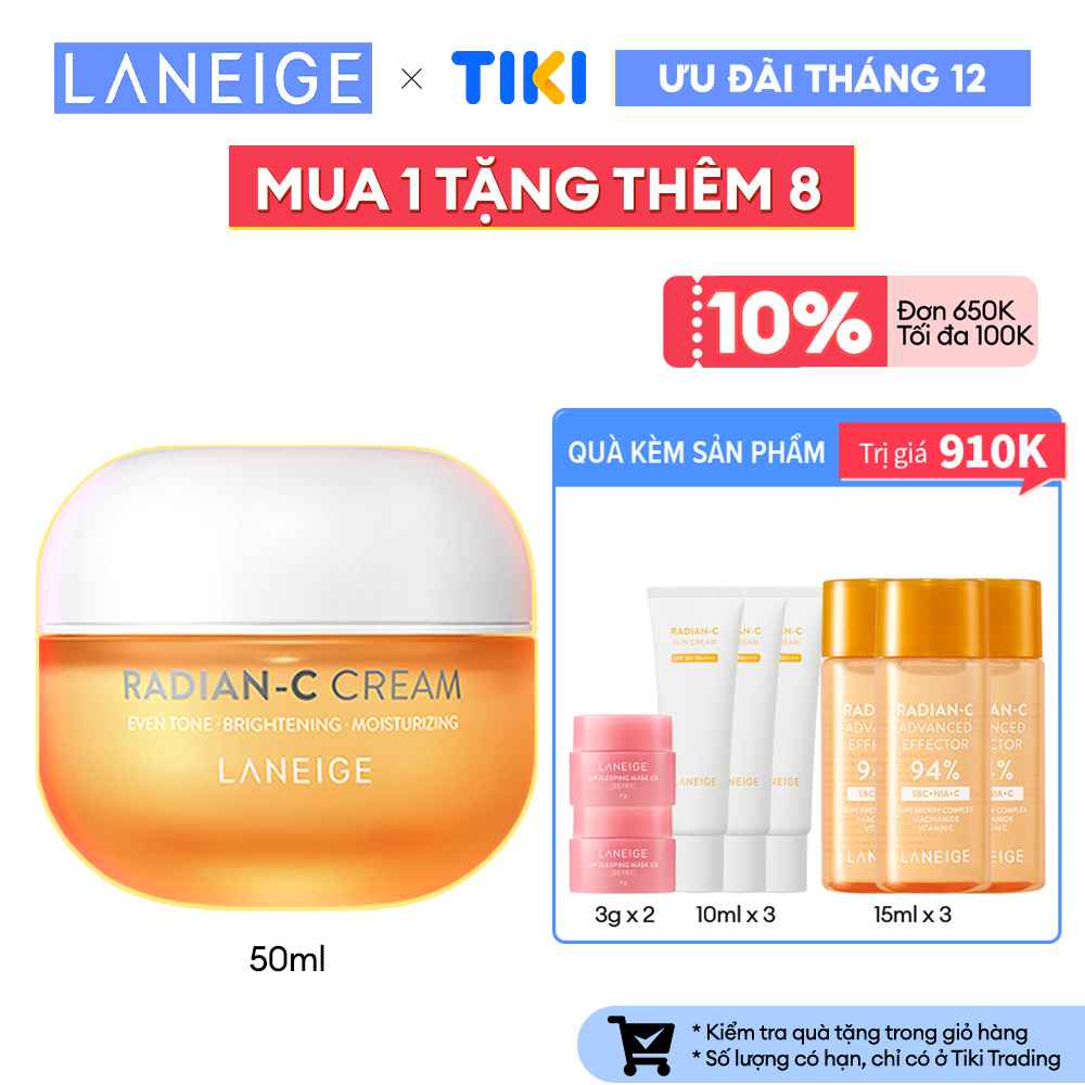 Kem Dưỡng Sáng Da Laneige Radian - C Cream 50Ml