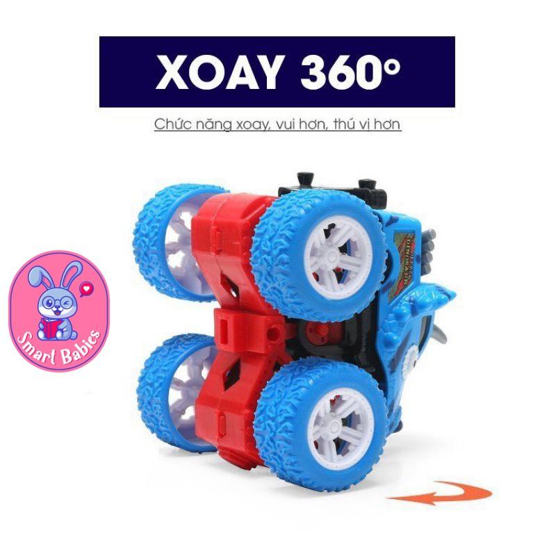 Xe đồ chơi địa hình chạy đà nhào lộn 360 độ cho bé, ô tô đồ chơi chạy đà siêu bền