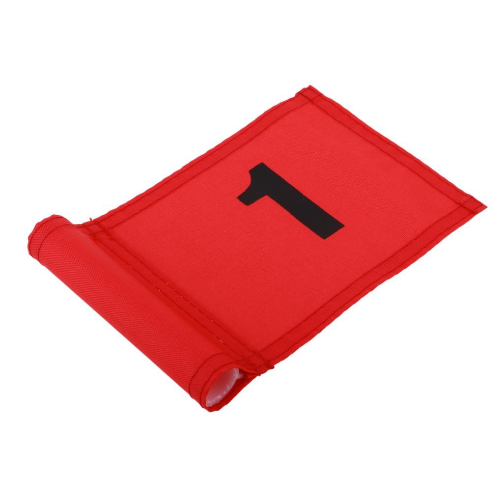 2 Pieces Golf Putting  Practice Outdoor Indoor Red