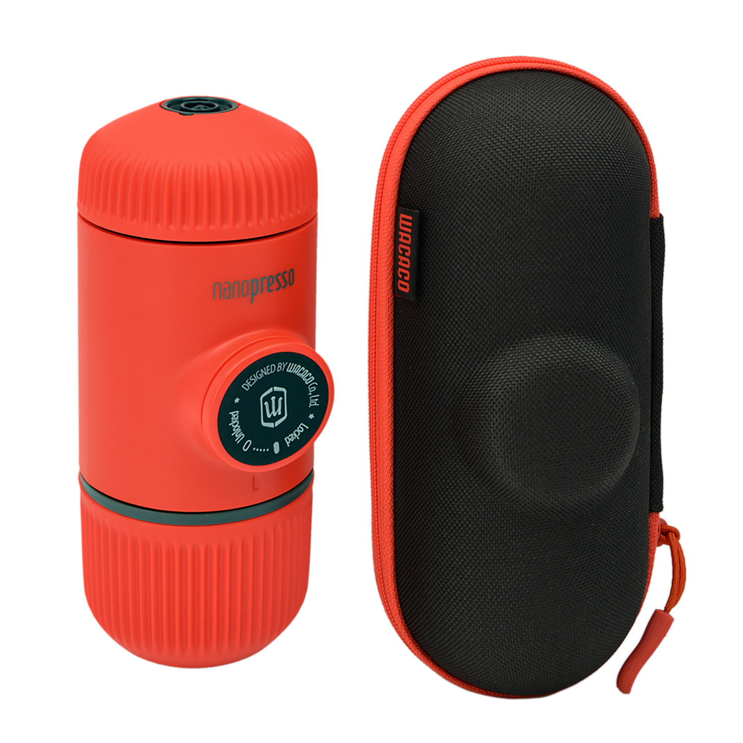 WACACO – COMBO DỤNG CỤ ÉP ESPRESSO BẰNG TAY NANOPRESSO LAVA RED – WINTER BREAK