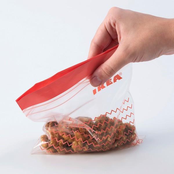 Túi zip màu đỏ - túi đựng thực phẩm - túi trữ đông