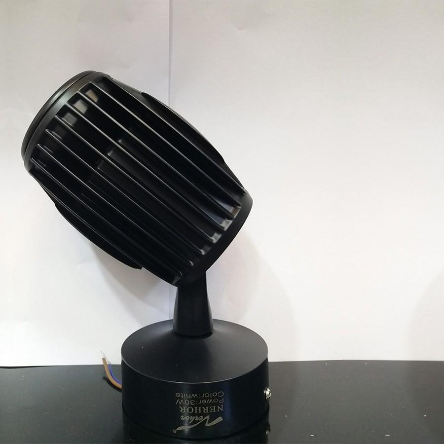 Đèn Thanh Ray 30W, Đế Ngồi, Vỏ Đen