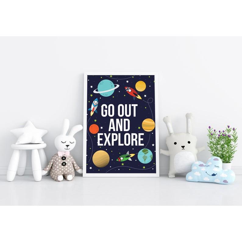 Tranh treo tường Tranh cho bé-Printable Space Wall Art Decor,Outer Space Decor, Solar System Decor 80