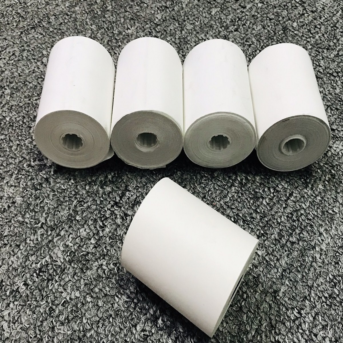 40 cuộn Giấy in nhiệt K57, giấy in bill K57 - Hàng chính hãng Hansol