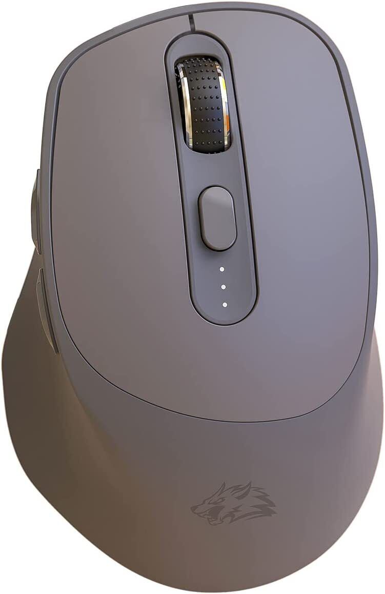 Chuột không dây pin sạc Vinetteam X7 kết nối 2 chế độ Bluetooth, Wireless dùng cho mọi thiết bị máy tính, Laptop - hàng chính hãng